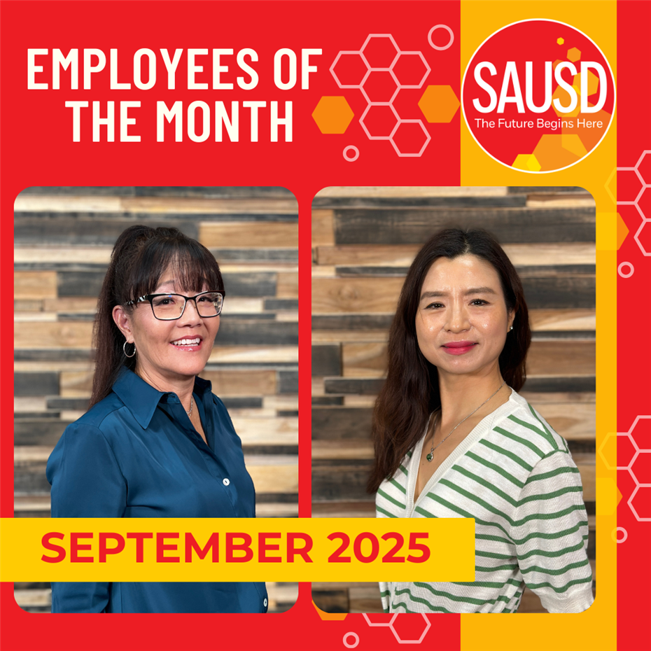  SAUSD September 2025 Employees of the Month Highlighted During Board of Education Meeting